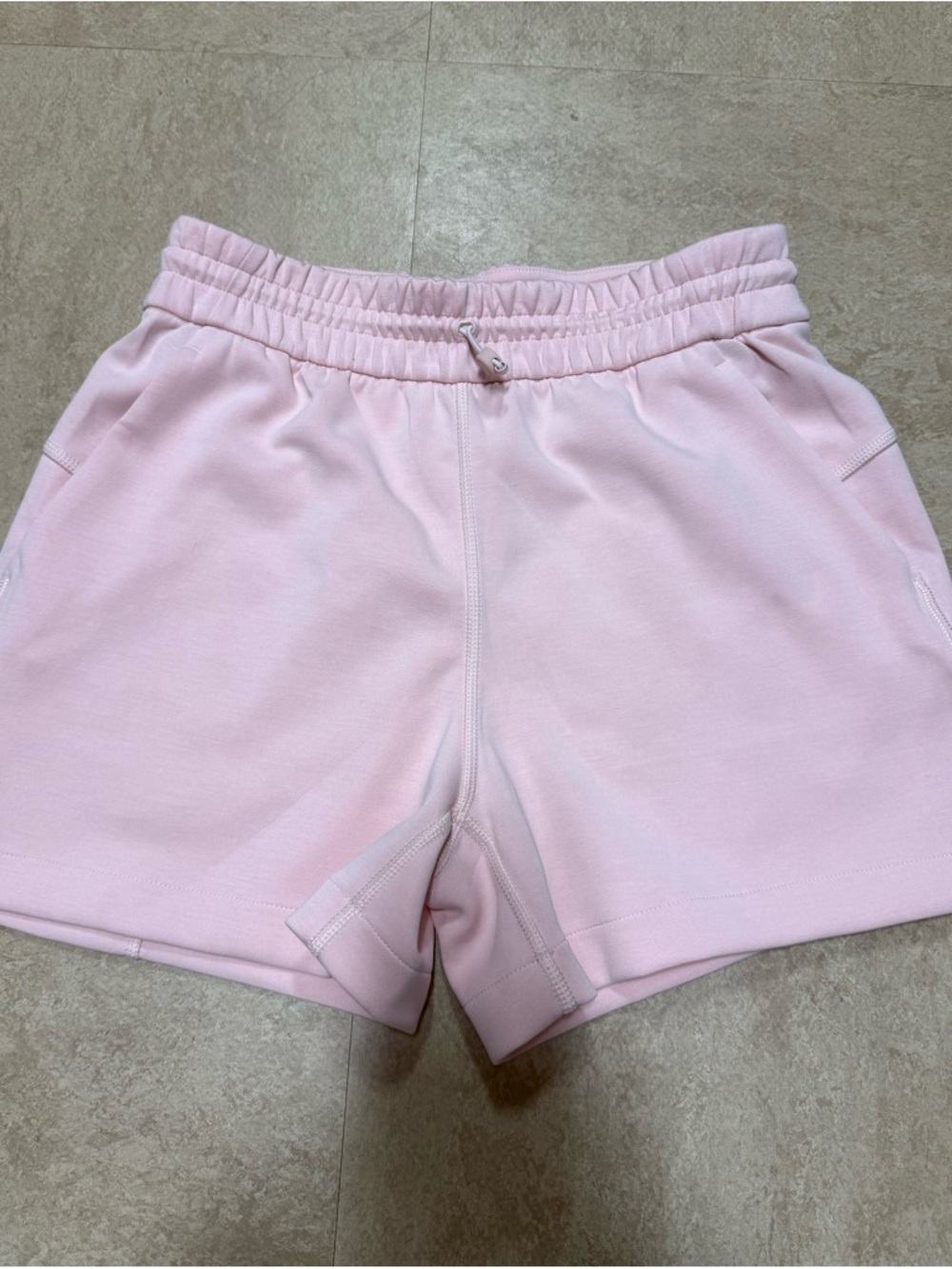 lululemon athletica Light Pink Athletic Drawstring Shorts